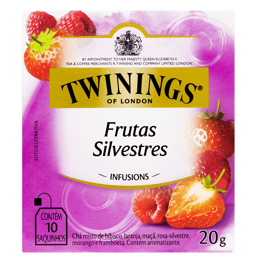 Cha Twinings 20g Frutas Silvestres